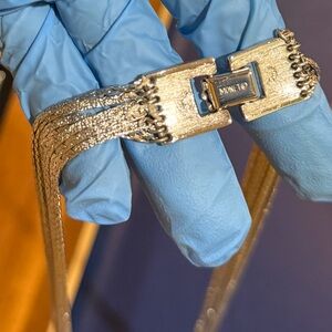 Vintage Monet Silver-toned Layered Statement Necklace